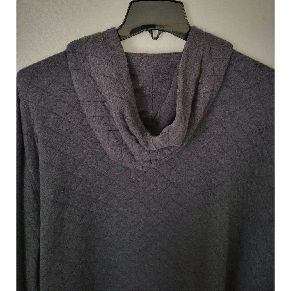 Men's Original Penguin Grey Full Zip Hoodie Size 3XLT Big & Tall By Munsingwear - Picture 5 of 7